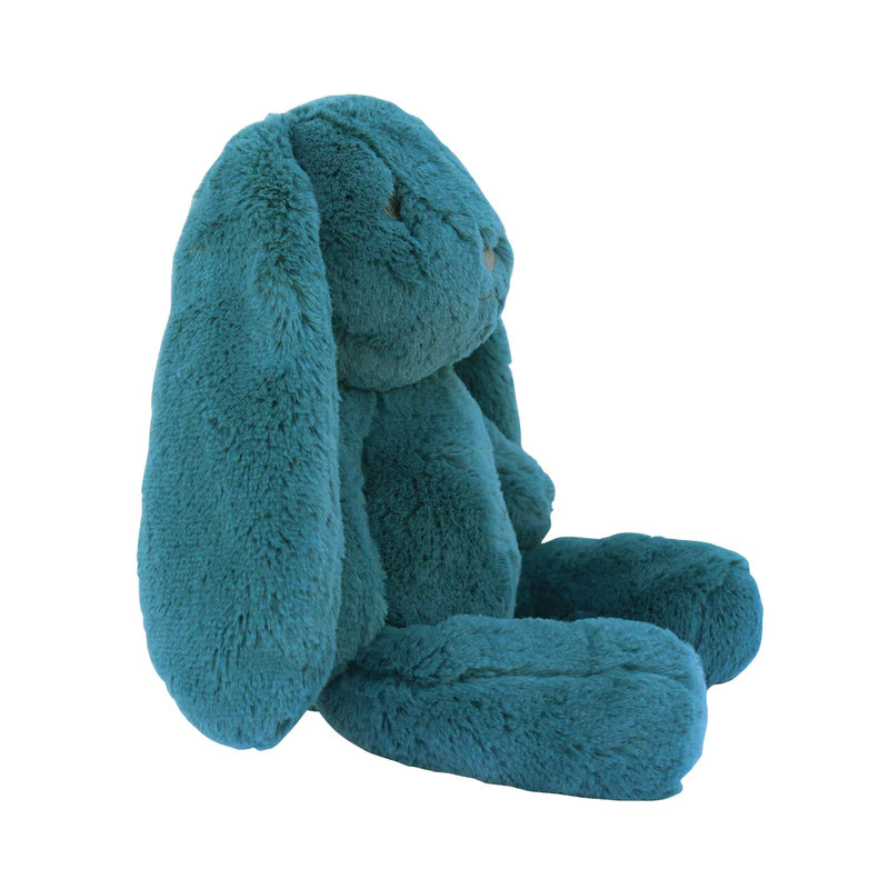 Blue Banjo Bunny Huggie Plush Toy