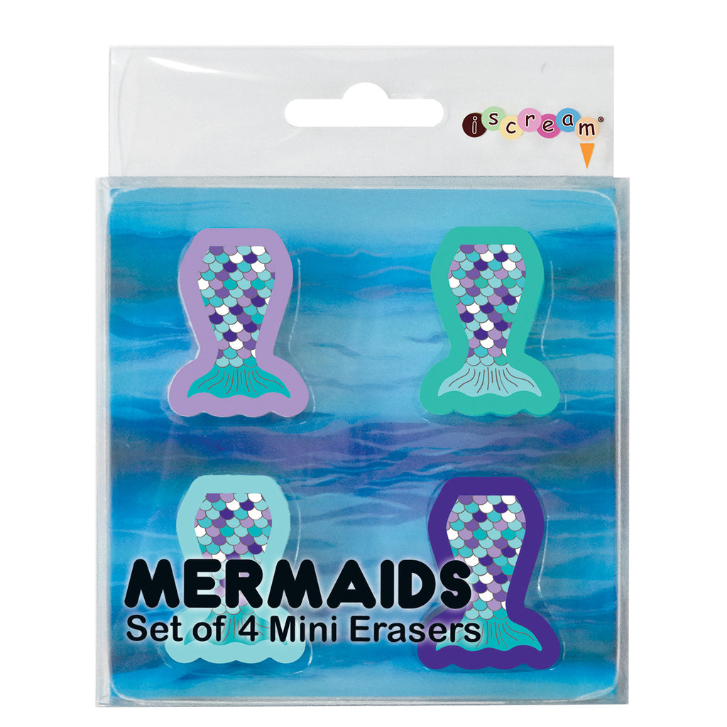 Mermaid Mini Eraser Set