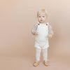 Cream Hand-Knit Romper