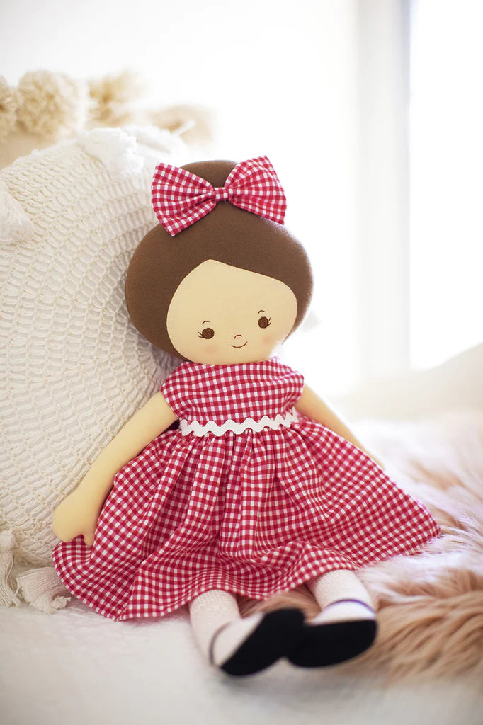 Maggie Large Gingham Doll