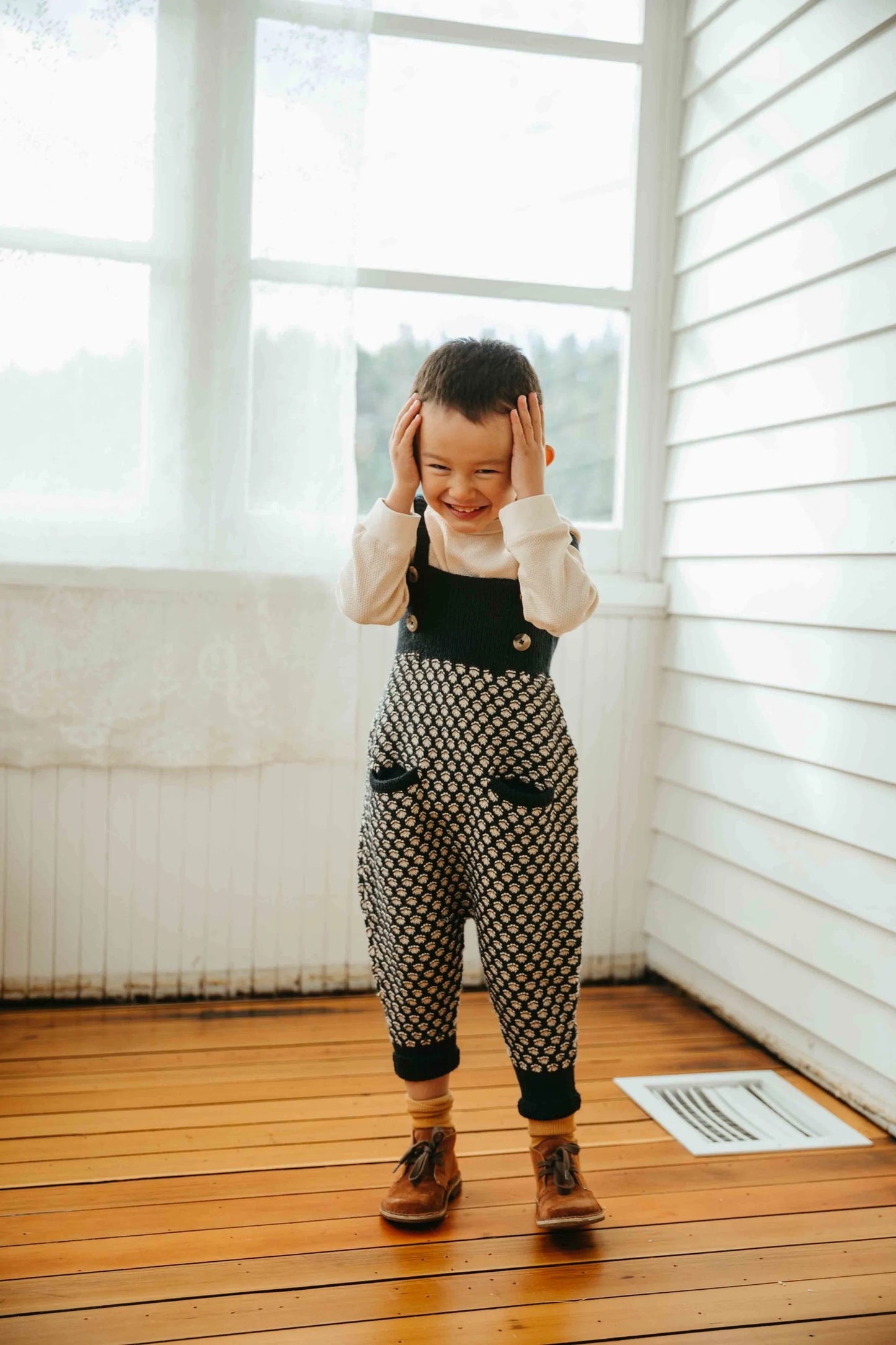 Cypress & Cream Knit Overall