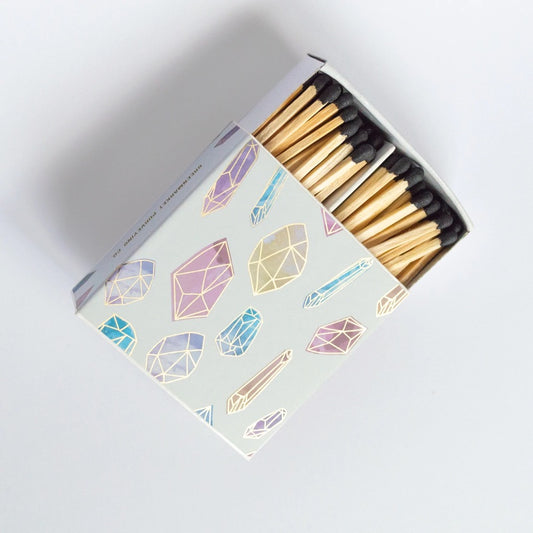 Rainbow Quartz Square Matchbox