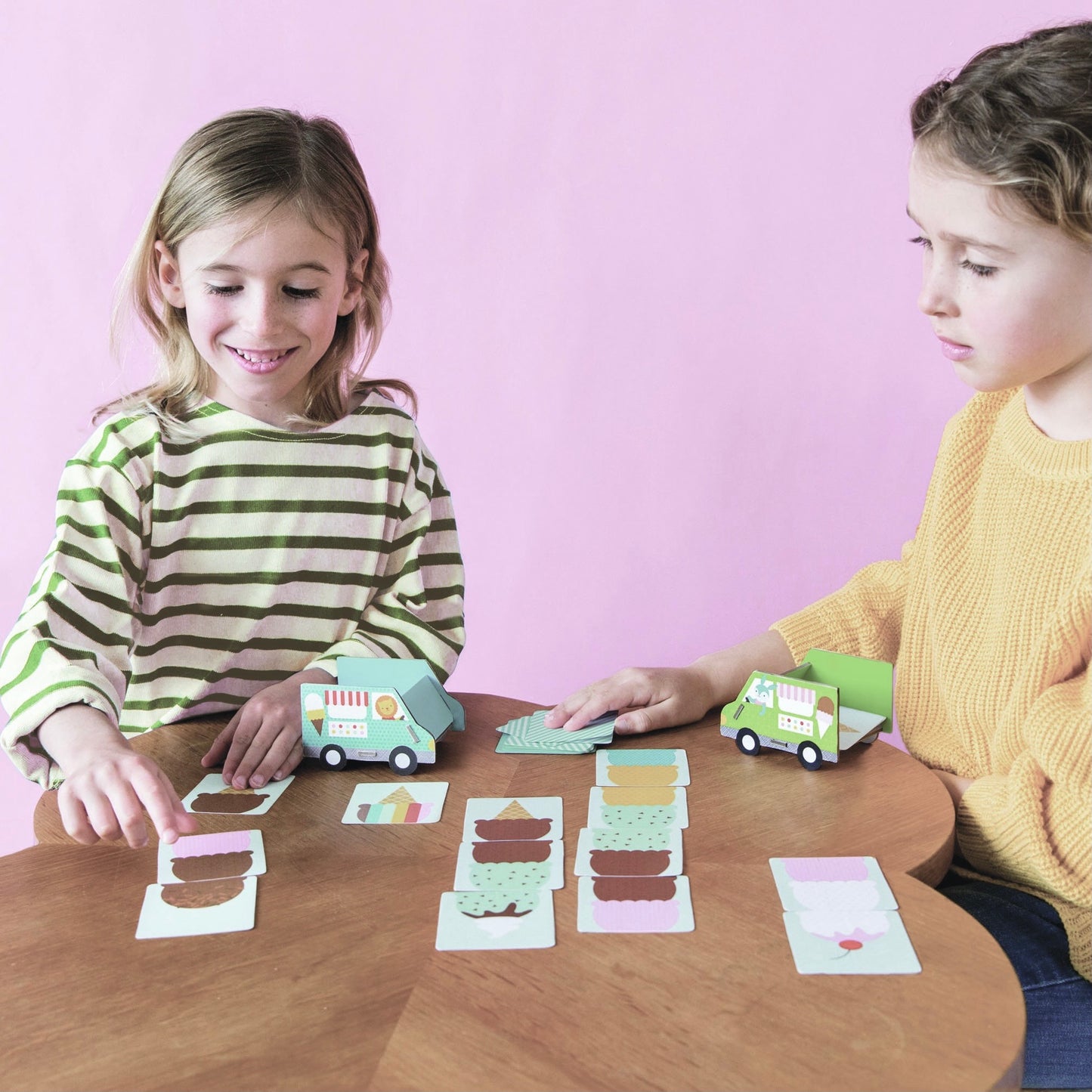 Scoop and Stack Ice Cream Card & Matching Game