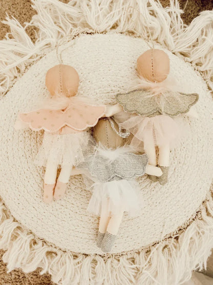Assorted Angel Doll Christmas Ornaments