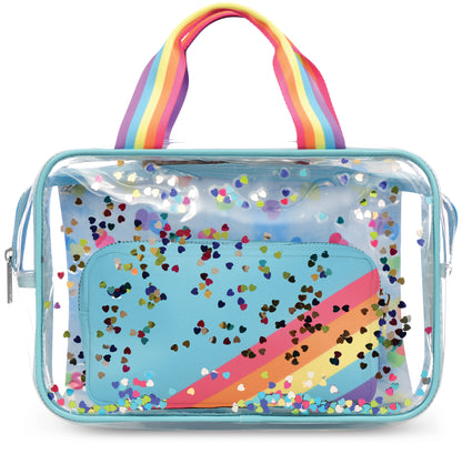 Playful Hearts Cosmetic Bag Trio