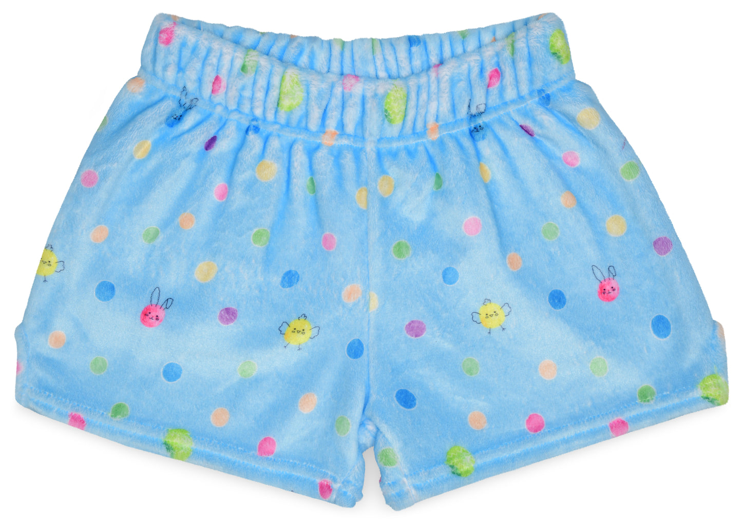 Let's Polka Dot Plush Shorts