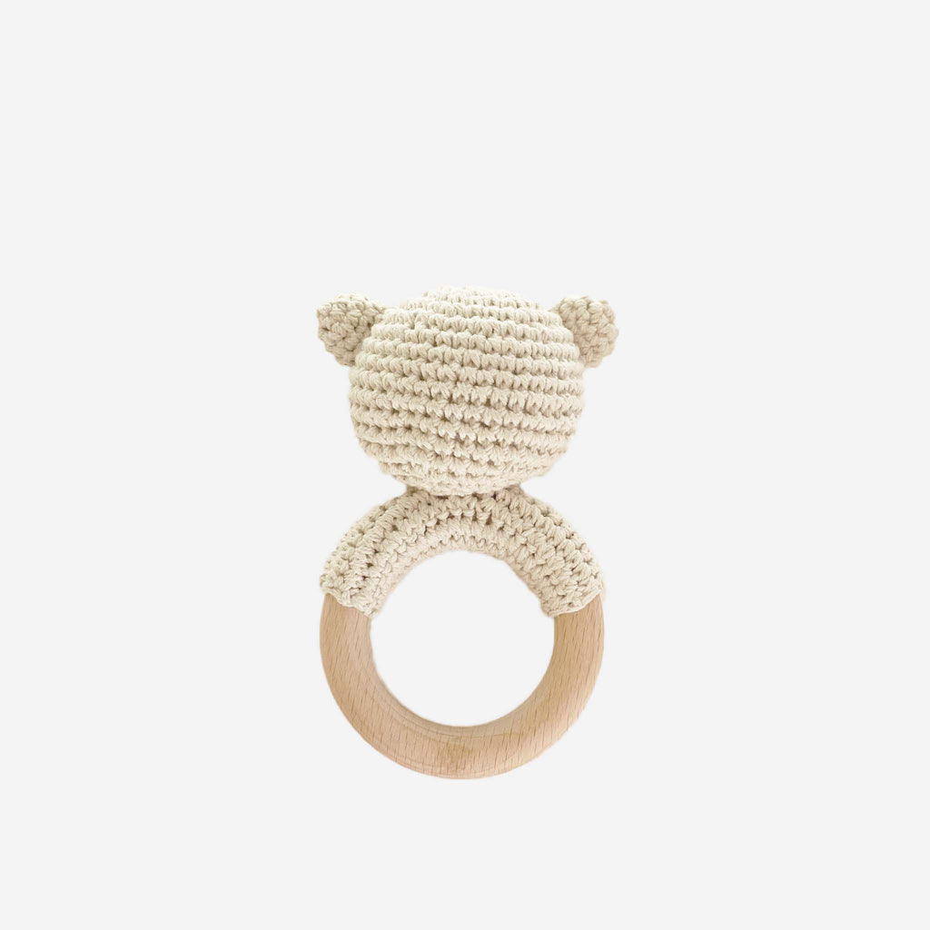 Bear Crochet Rattle Teether