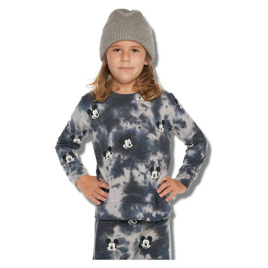 Mickey Toss Tie Dye Hacci Pullover