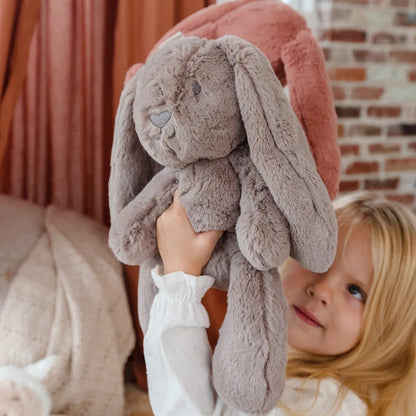 Earth Taupe Byron Bunny Huggie Plush Toy