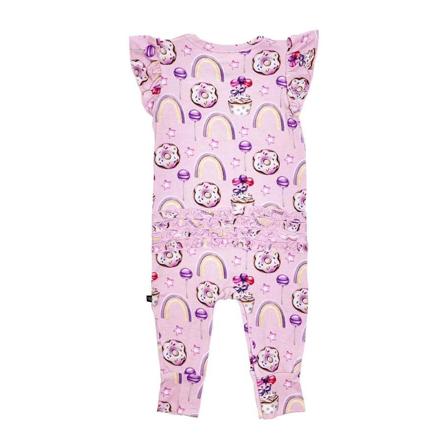 Sweets Snap Ruffle Romper