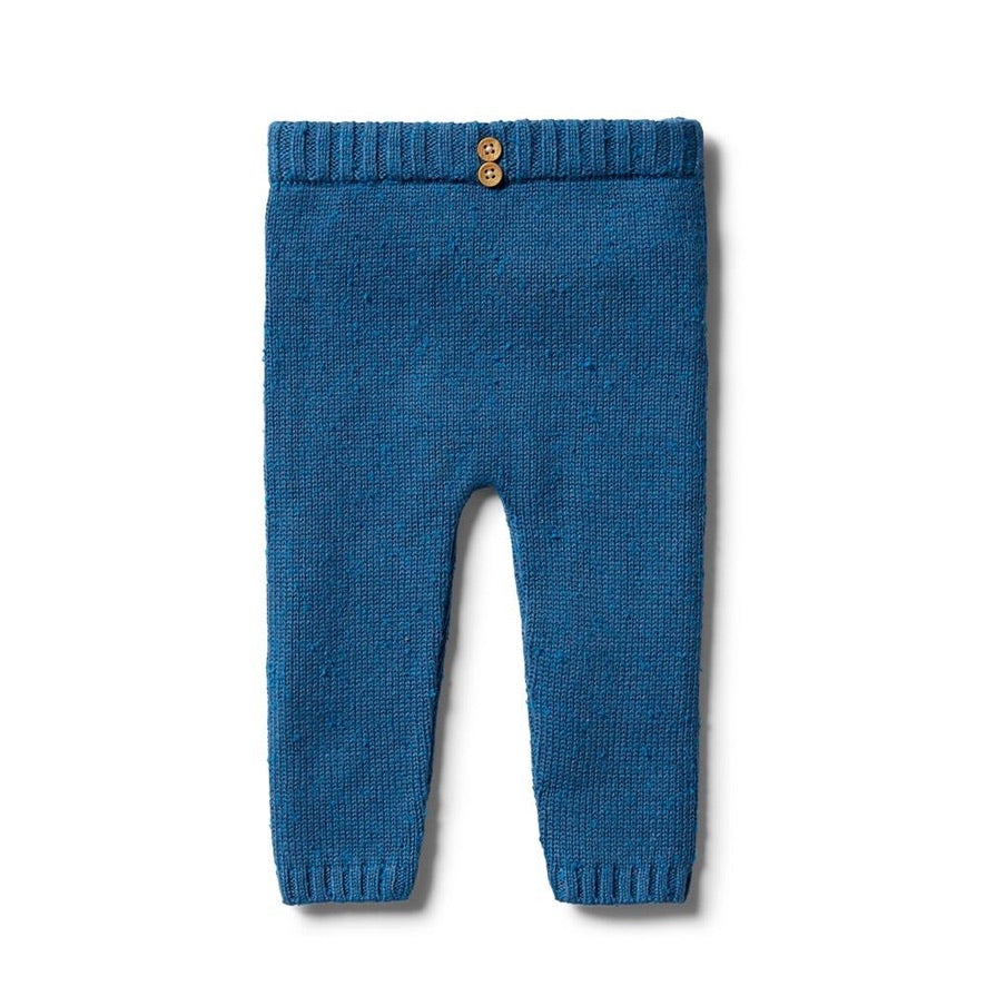 Denim Flecked Knit Leggings