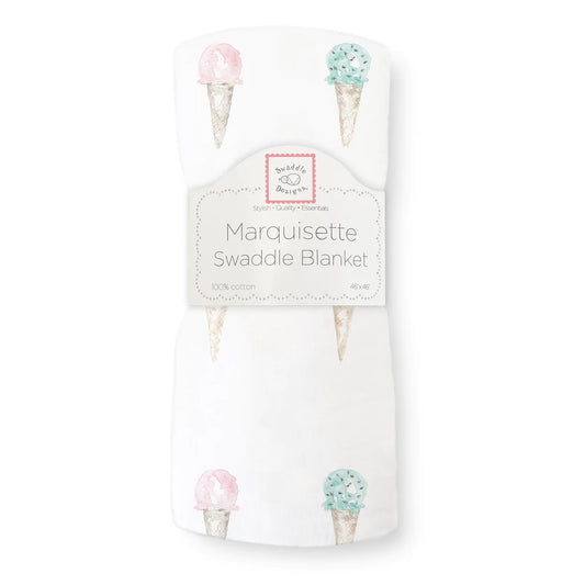 Ice Cream Muslin Swaddle