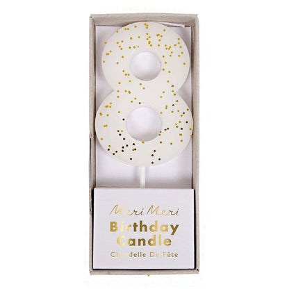Number "Eight" Candle