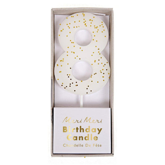 Number "Eight" Candle
