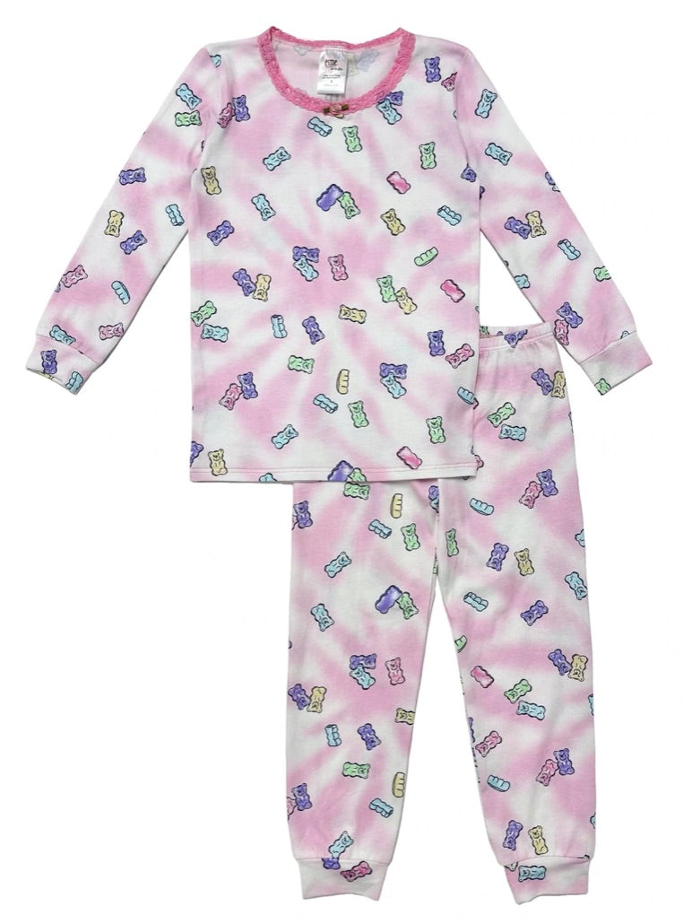 Shimmer Candy Bears Pajama Set