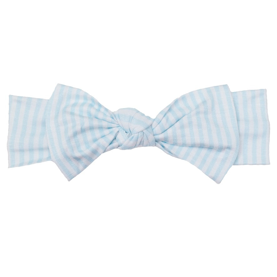 Seersucker Bow Headband