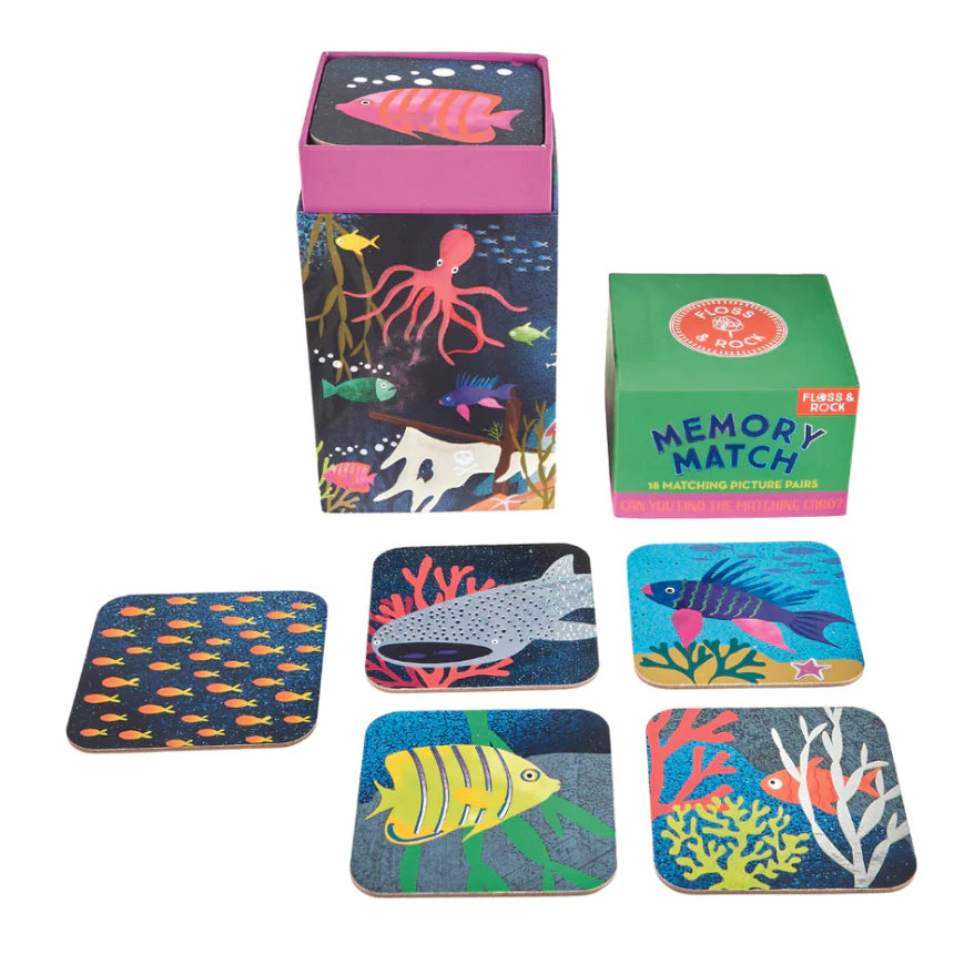 Deep Sea Memory Match Game