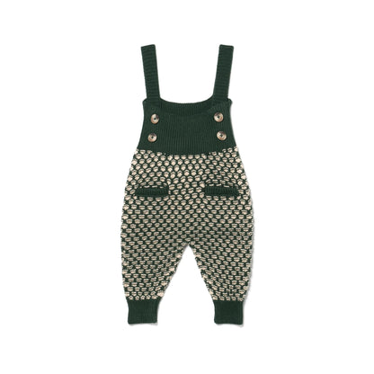 Cypress & Cream Knit Overall