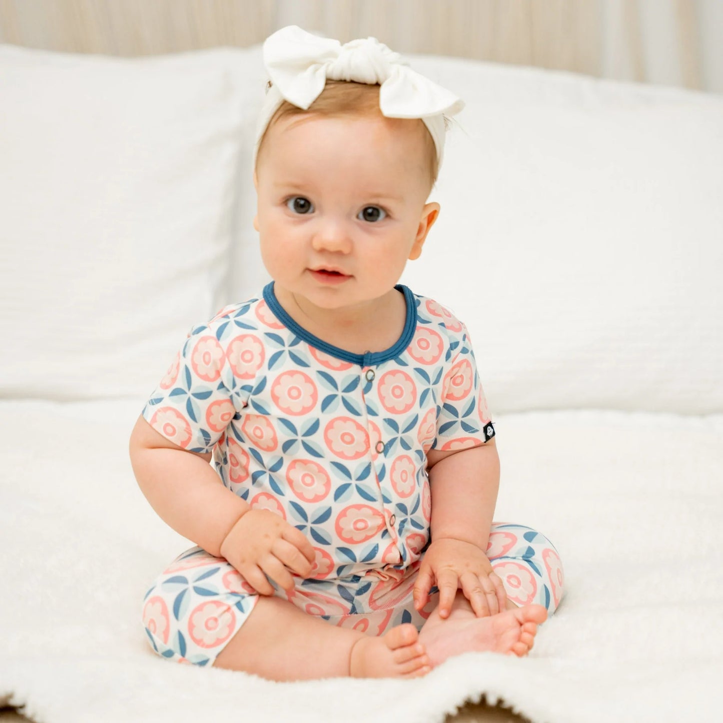 Retro Shortie Snap Romper