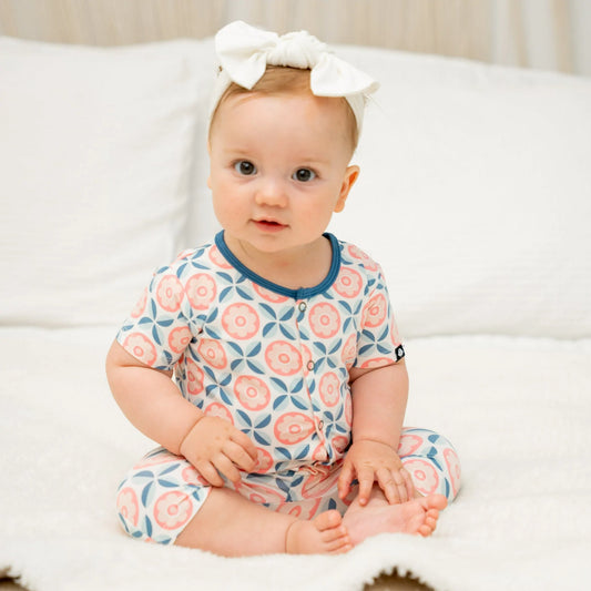 Retro Shortie Snap Romper