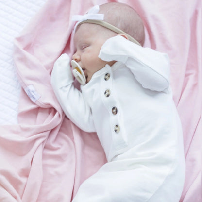 Blush Cotton Organic Swaddle