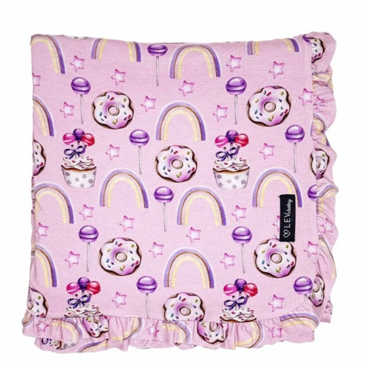 Sweets Ruffle Blanket