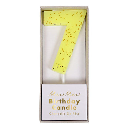 Number "Seven" Candle