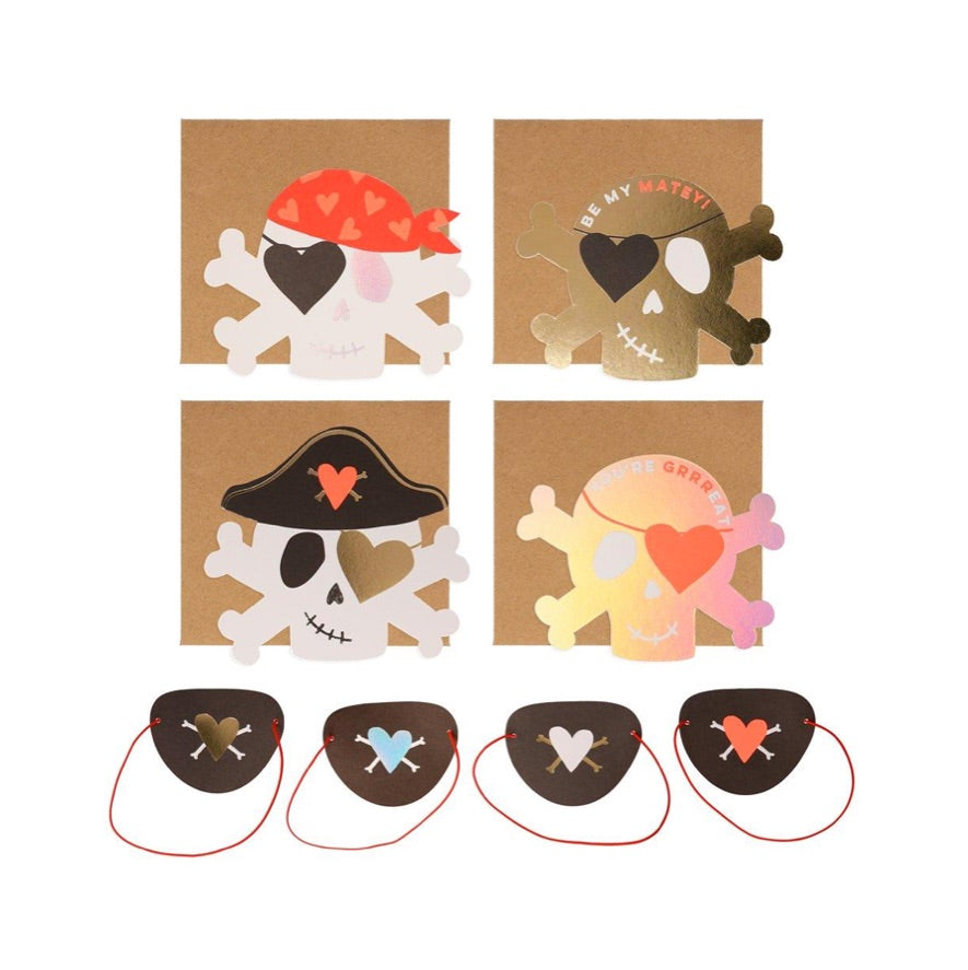 Pirate Valentine Cards