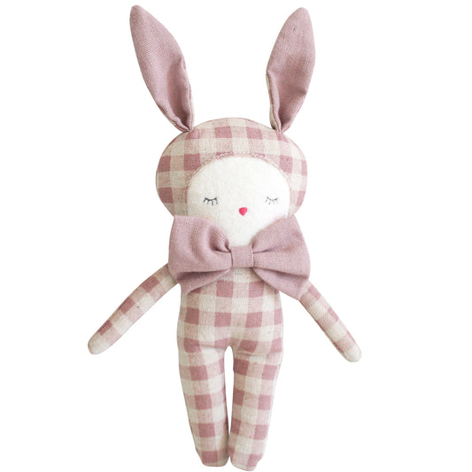 Pink Checkered Bunny