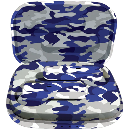 Blue Camo Compact Earbuds