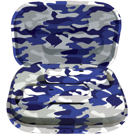 Blue Camo Compact Earbuds