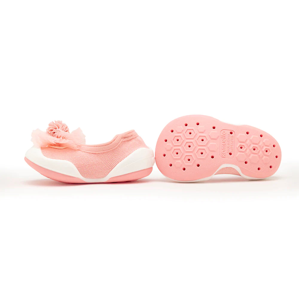 Pompom Flower Shoes