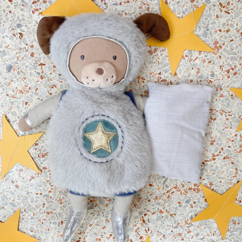 Astro Dog Cuddle Bud Warm-Up Plush Toy