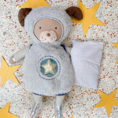 Astro Dog Cuddle Bud Warm-Up Plush Toy