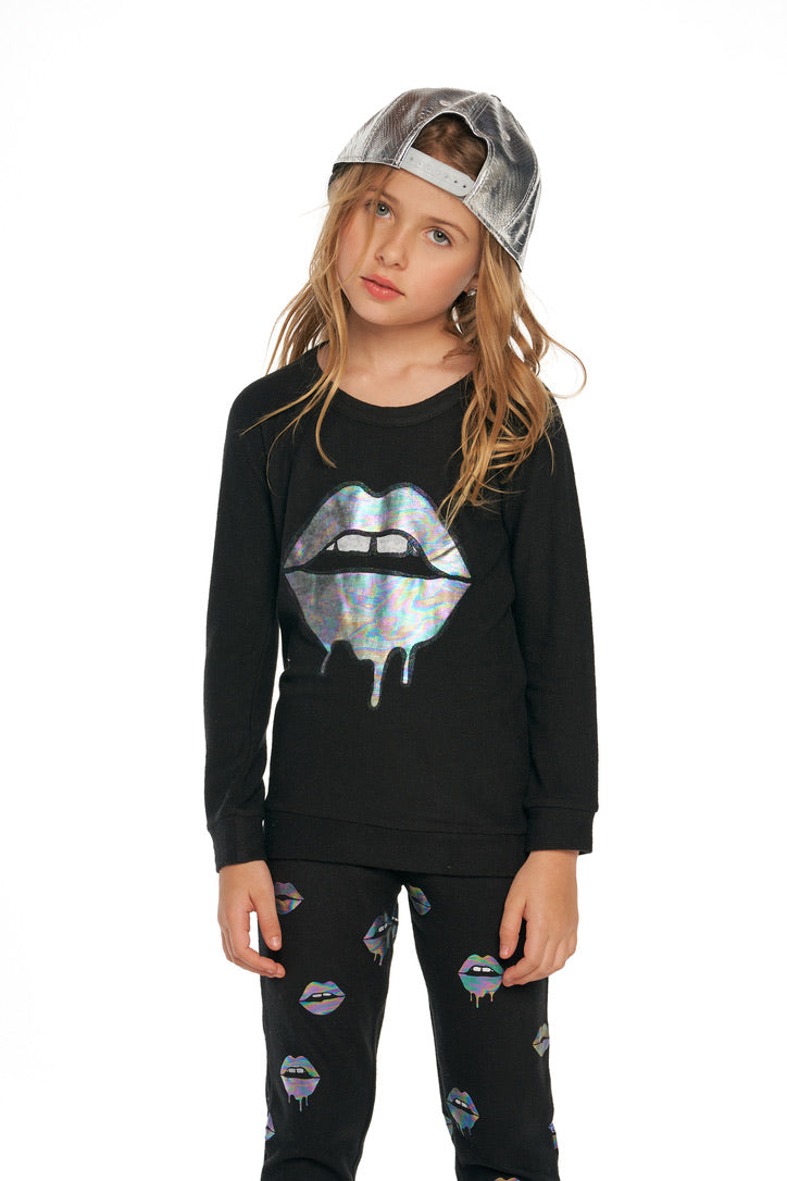 Sassy Lips Hacci Sweatshirt