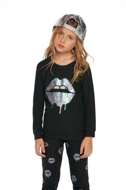 Sassy Lips Hacci Sweatshirt