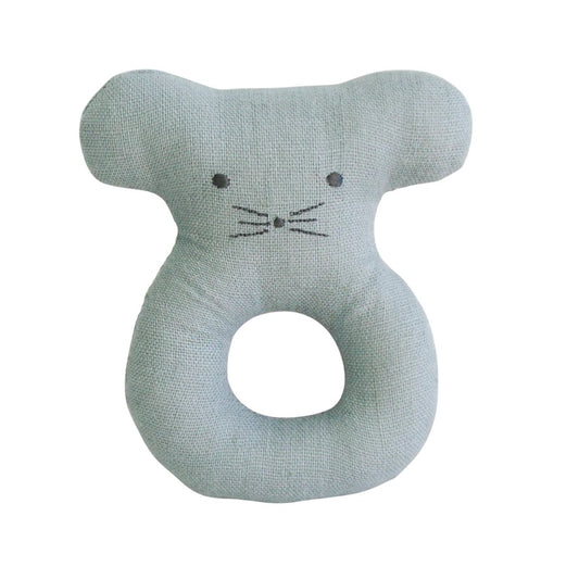 Gray My First Mouse Rattle