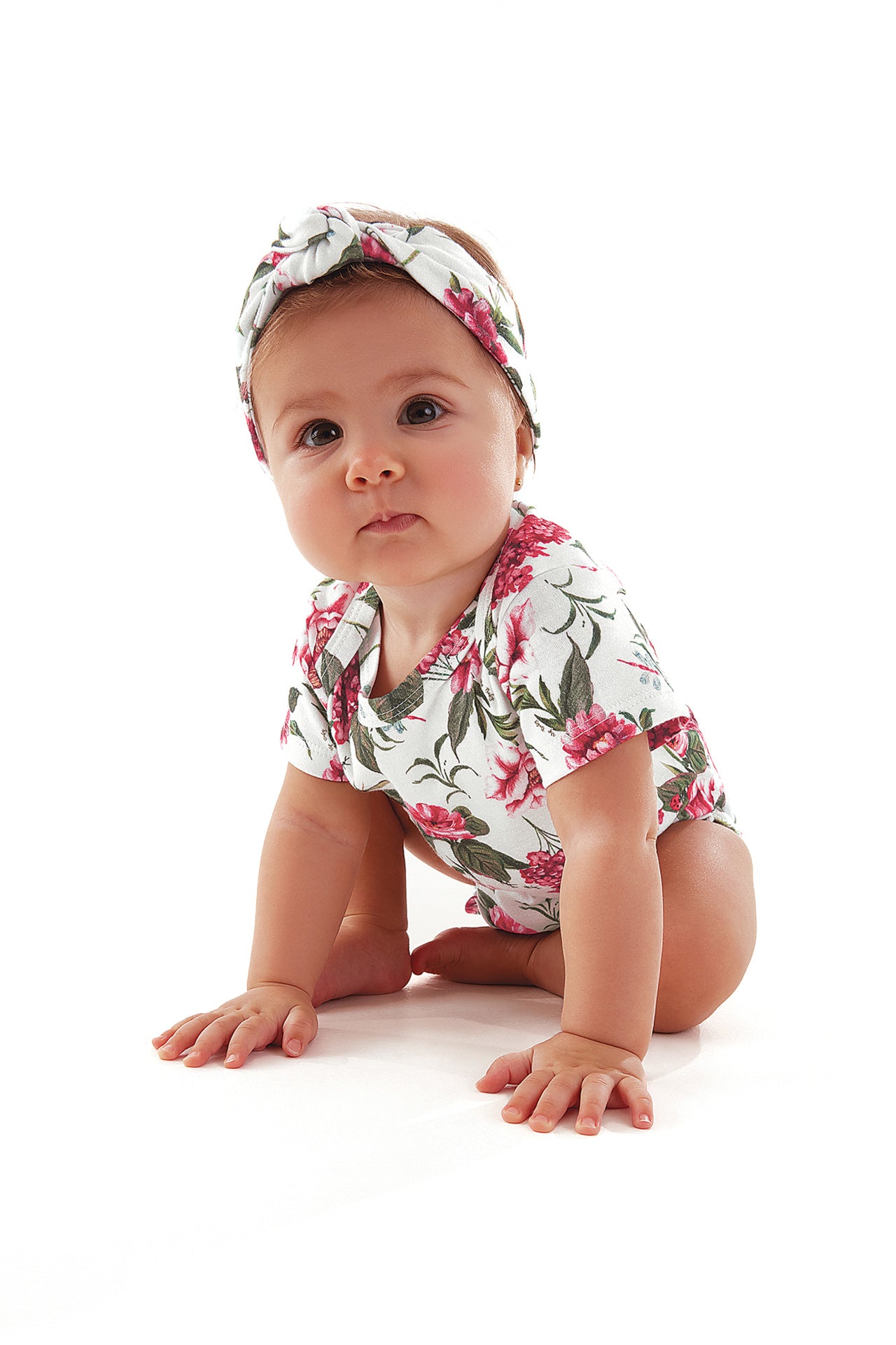 Floral Print Romper