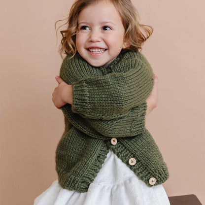 Olive Classic Cardigan