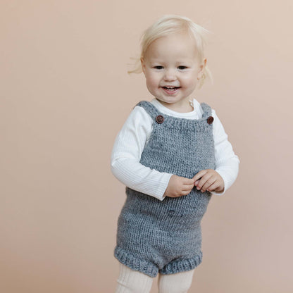 Zinc Hand-Knit Romper