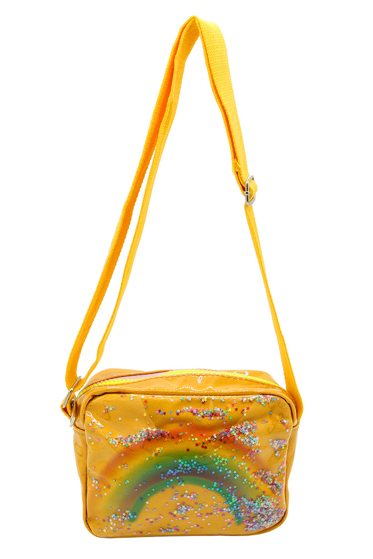 Yellow Rainbow Mini Crossbody Bag