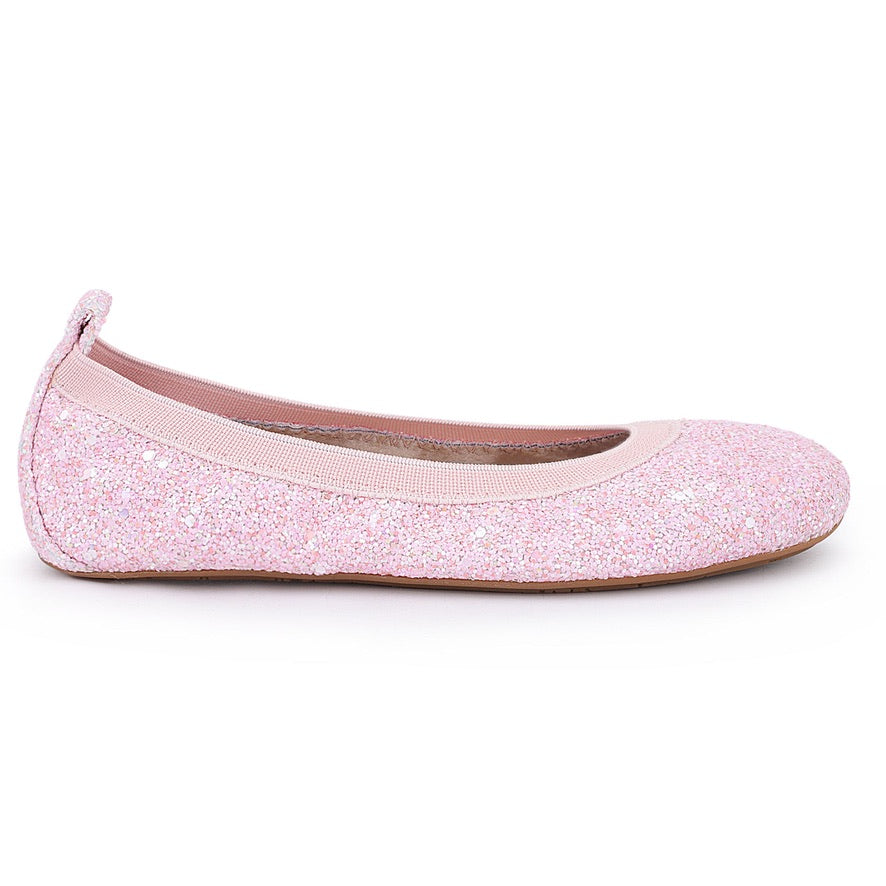 Light Pink Glitter Miss Samara Ballet Flat