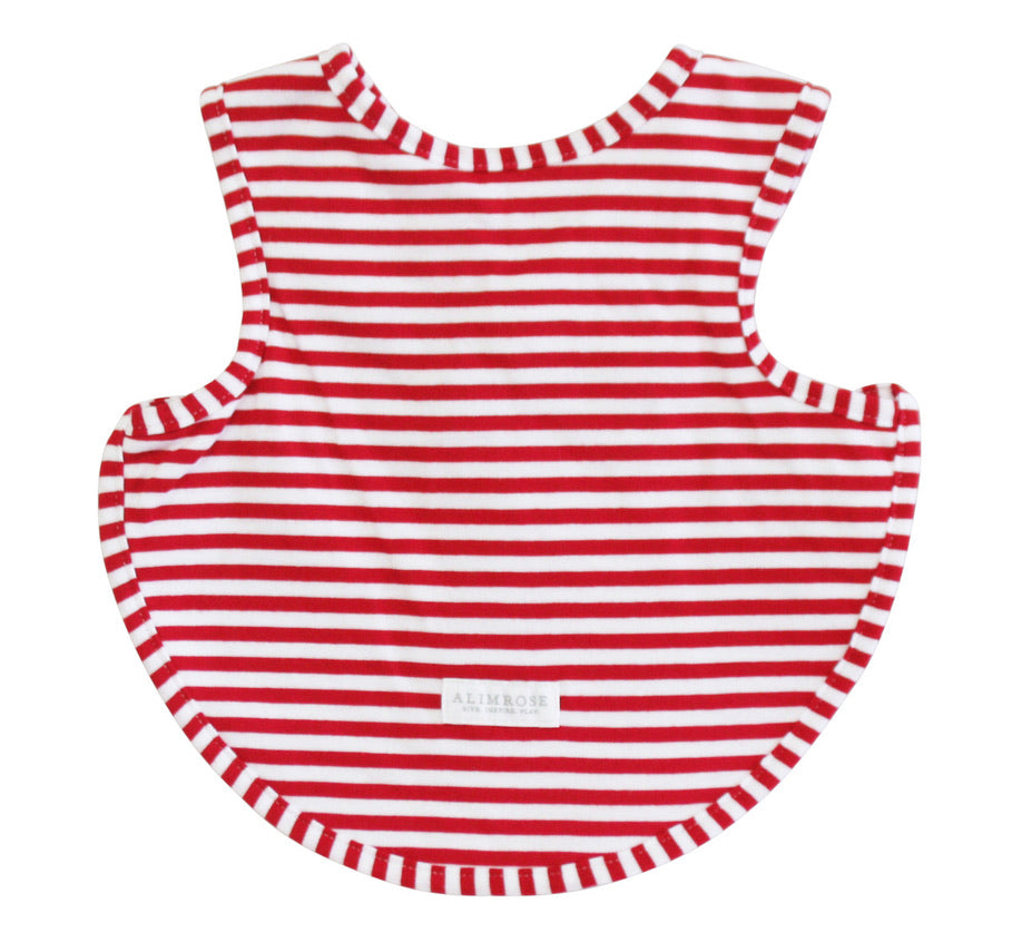 Red Striped Bib