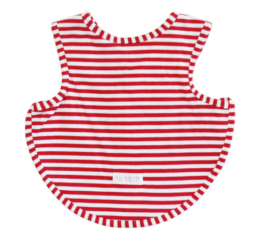 Red Striped Bib
