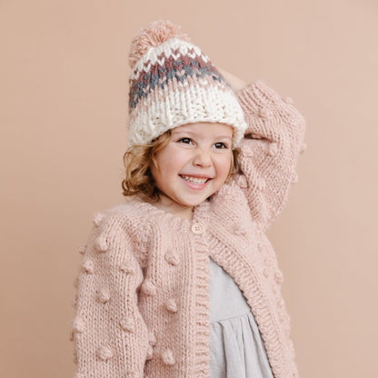 Blush Popcorn Cardigan