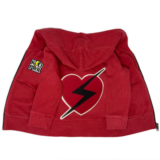 Red Heart Zip Hoodie