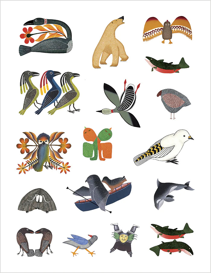 Inuit Art Sticker Book