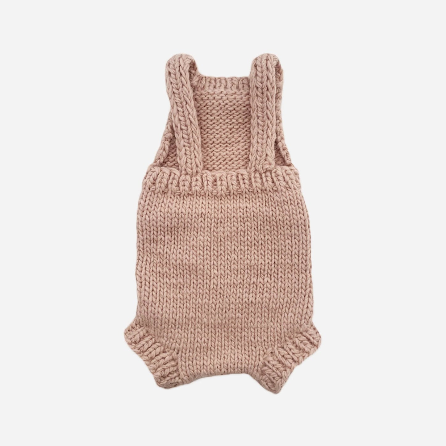 Pink Hand-Knit Romper