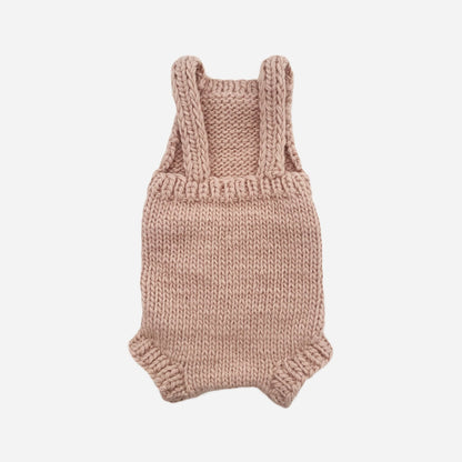 Pink Hand-Knit Romper