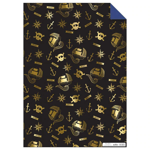 Pirate Gift Wrap Roll